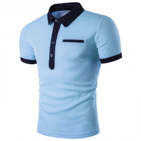 Men's Casual Polo Shirt Short Sleeve T-Shirt